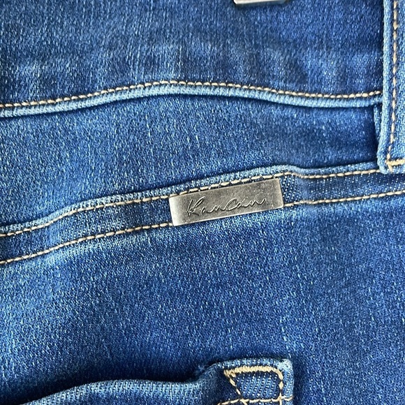 NWOT KanCan Jean Denim Shorts SZ 20 Stars 4th of July Stretch High Rise - Picture 6 of 10